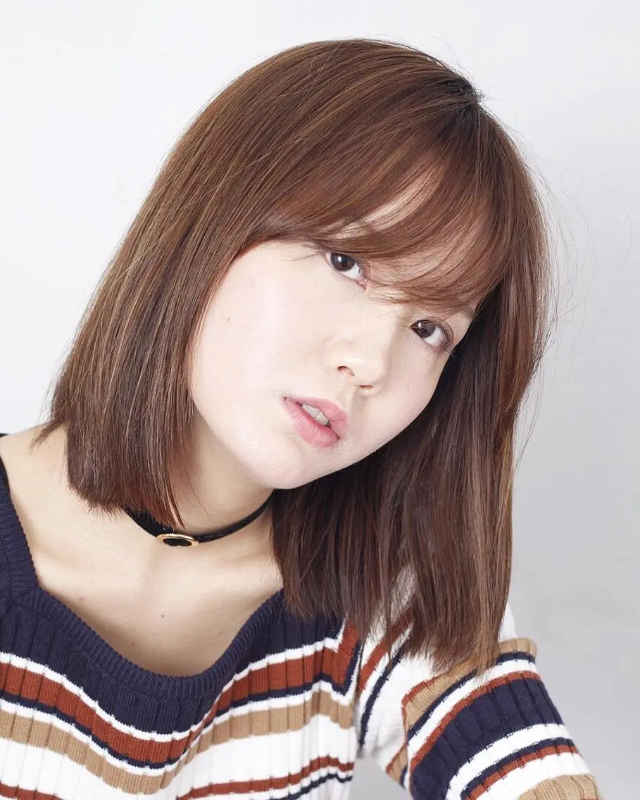 ショート ボブ ハイライト 中野 恵脩のヘアスタイル