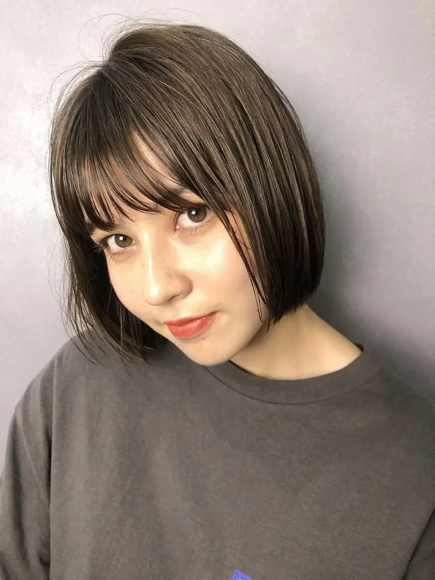 ショート カット ヘアカラー トリートメント 一ノ瀬 暁のヘアスタイル