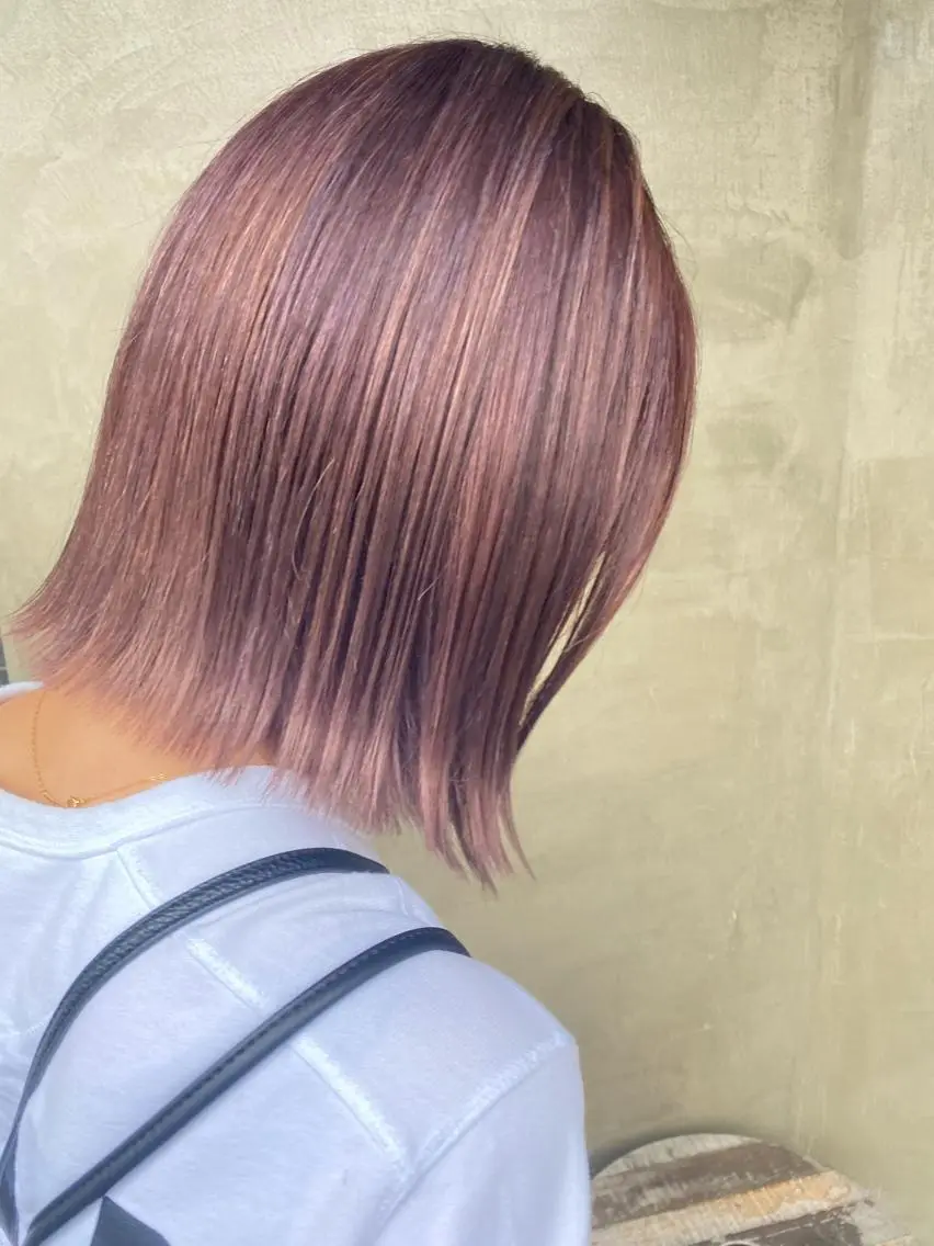 カラー ピンクカラー カット ヘアカラー 柔らかカラー🥛 mayucoのヘアスタイル