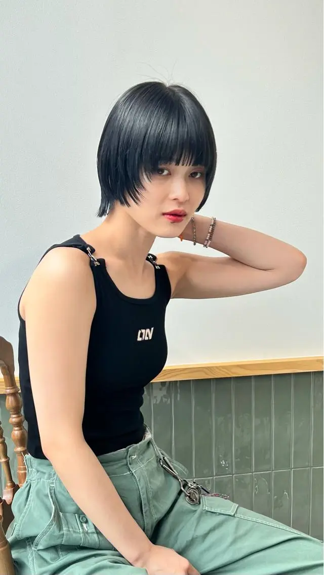 ショート カラー カット ヘアカラー トリートメント 赤みゼロ/透明感 カラー🌿KANTAのヘアスタイル