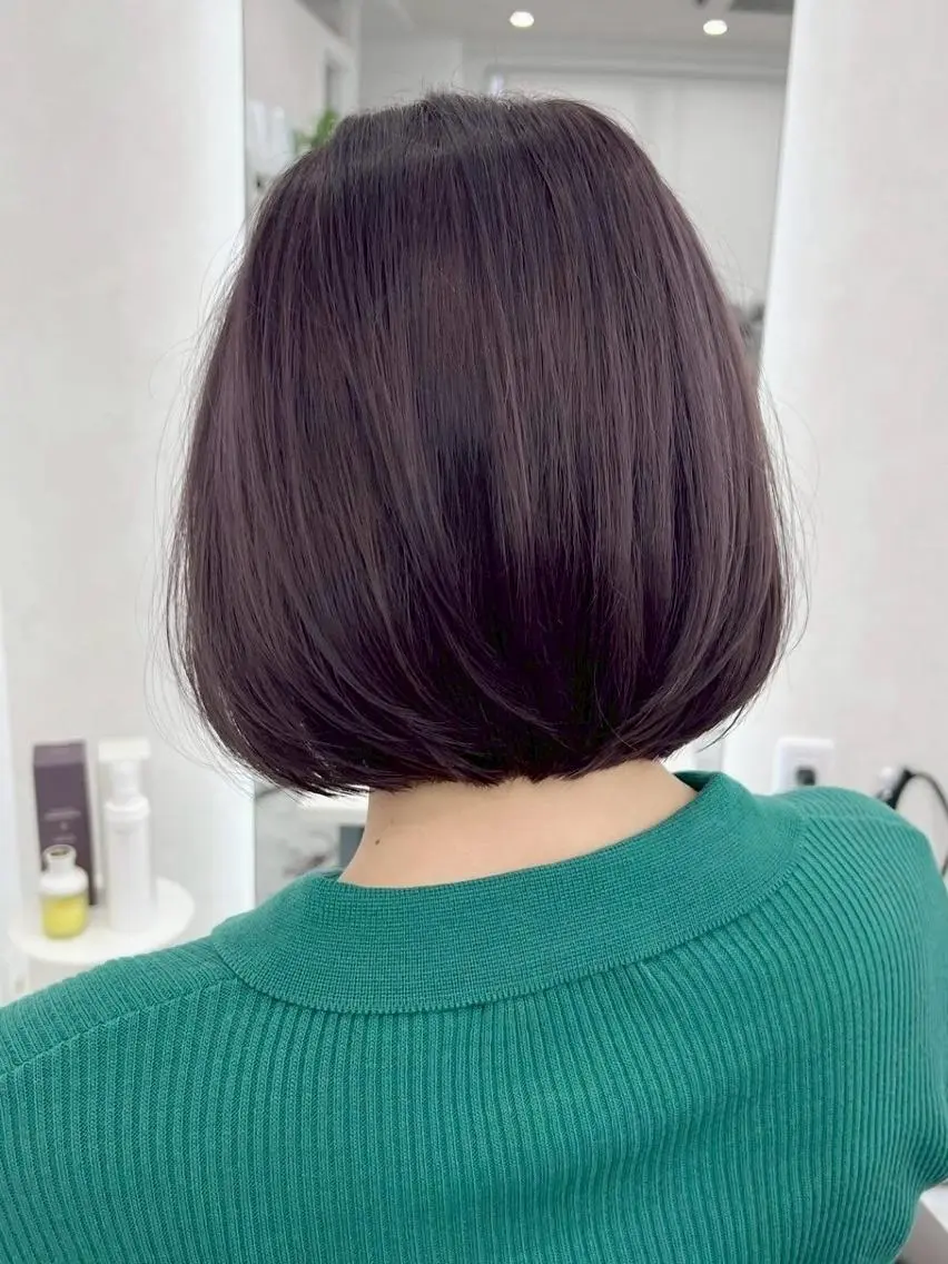 ミディアム カラー アディクシーカラー アッシュ バレイヤージュ ベージュカラー ブルーカラー ヘアカラー トリートメント 髪質改善ストレート髪 質改善カラー特化中崎のヘアスタイル