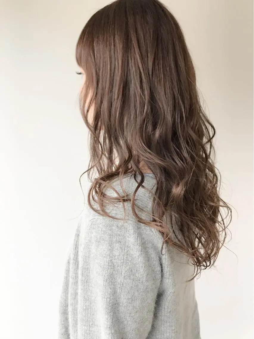 セミロング カラー カット ヘアカラー 古山 勇太のヘアスタイル