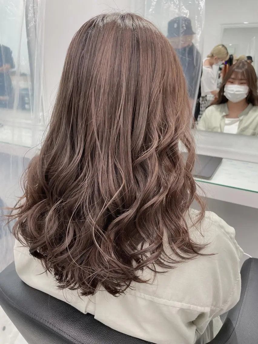 ロング カラー ☁️グレージュカラー TAKUYA☁️のヘアスタイル