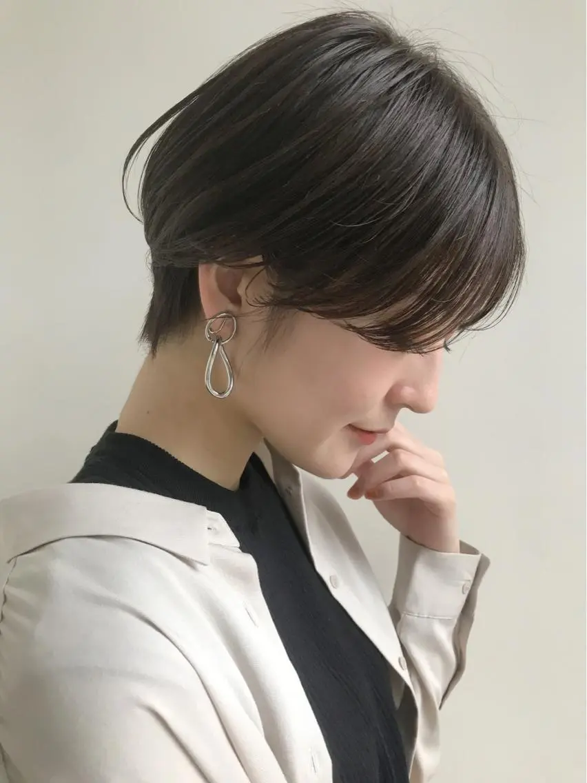 ショート カット ヘアカラー トリートメント 艶髪ショートの匠✂️ 錦糸町佐藤店長のヘアスタイル