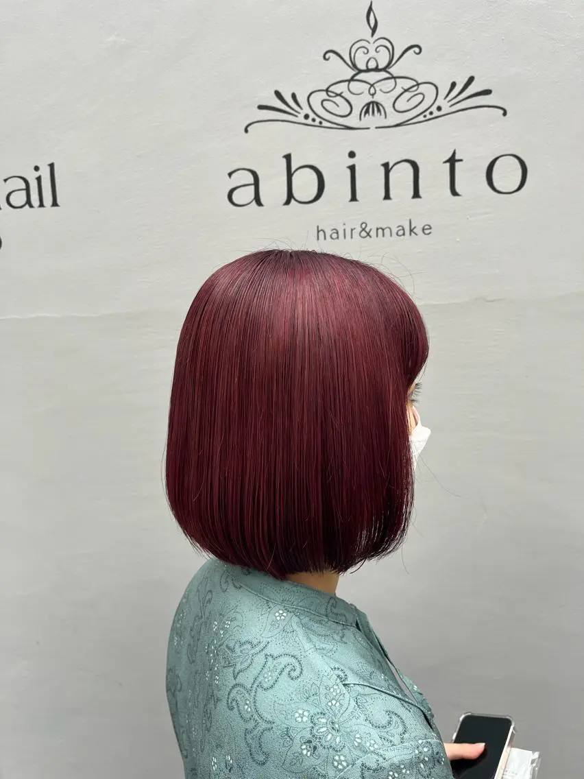ショート ツヤカラー🫧Sae ネイルモデル募集中のヘアスタイル