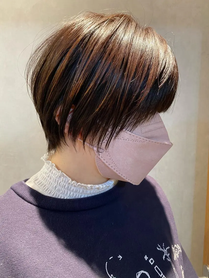 ショート カラー カット ヘアカラー トリートメント 🍃ショートヘア🍃 北林春樹のヘアスタイル