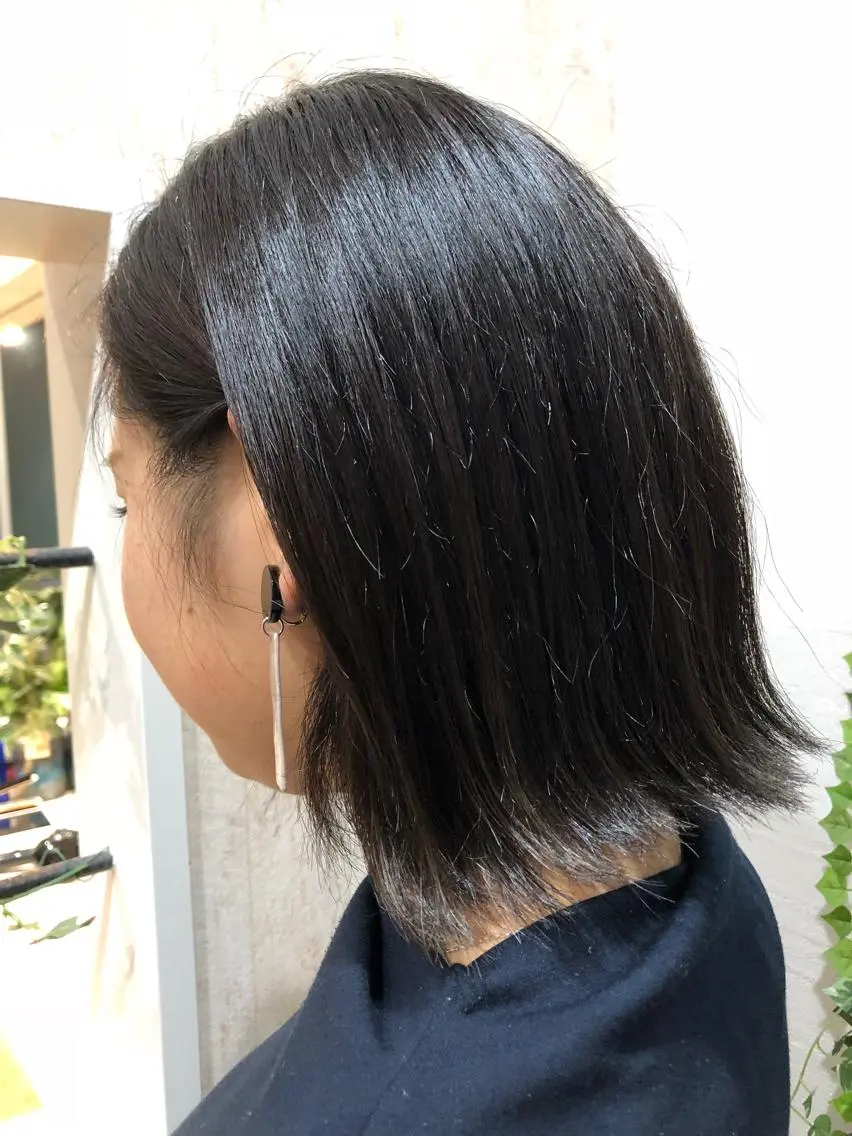 ショート ヘアカラー トリートメント 縮毛矯正の達人 ☆ 松本のヘアスタイル