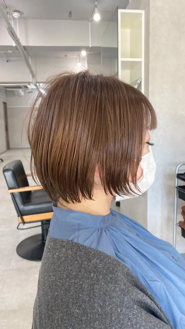 ショート カラー カット ヘアカラー ⭐️ショート⭐️美髪 矯正⭐️水口陸のヘアスタイル