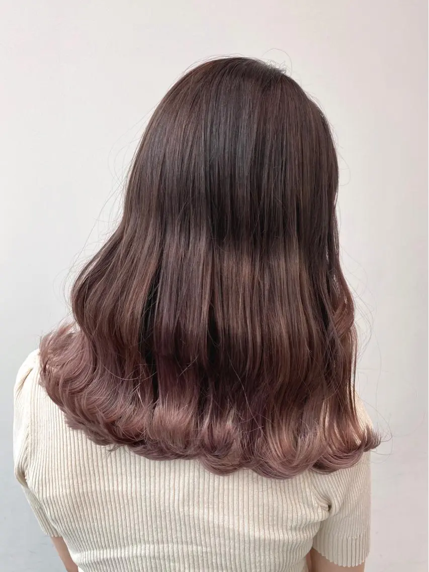 ミディアム カラー Unami MIHA☘️*゜のヘアスタイル