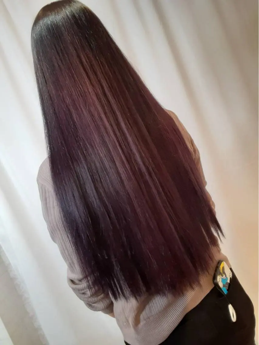 カラー ラベンダーカラー 稲田 全将のヘアスタイル