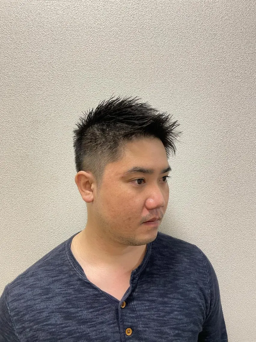 ショート メンズ 代表 武田晃英のヘアスタイル