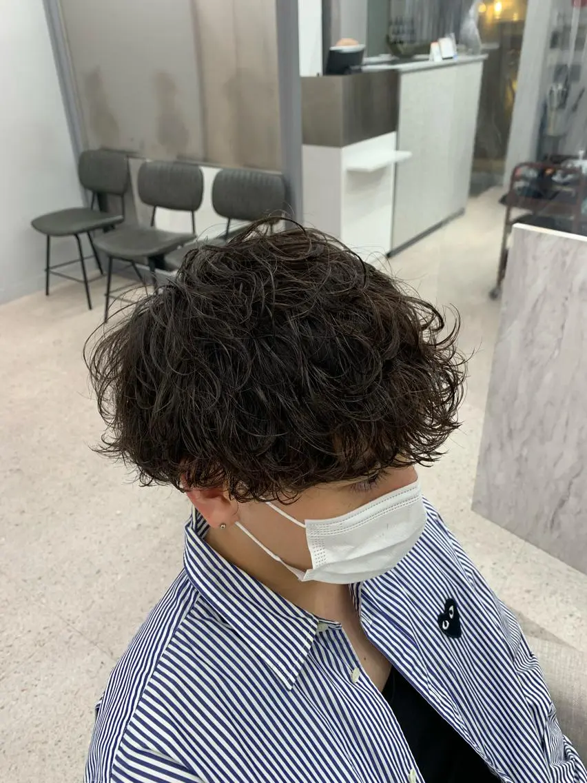 メンズ カット パーマ メンズ特化美容師/ 新井　洸太のヘアスタイル