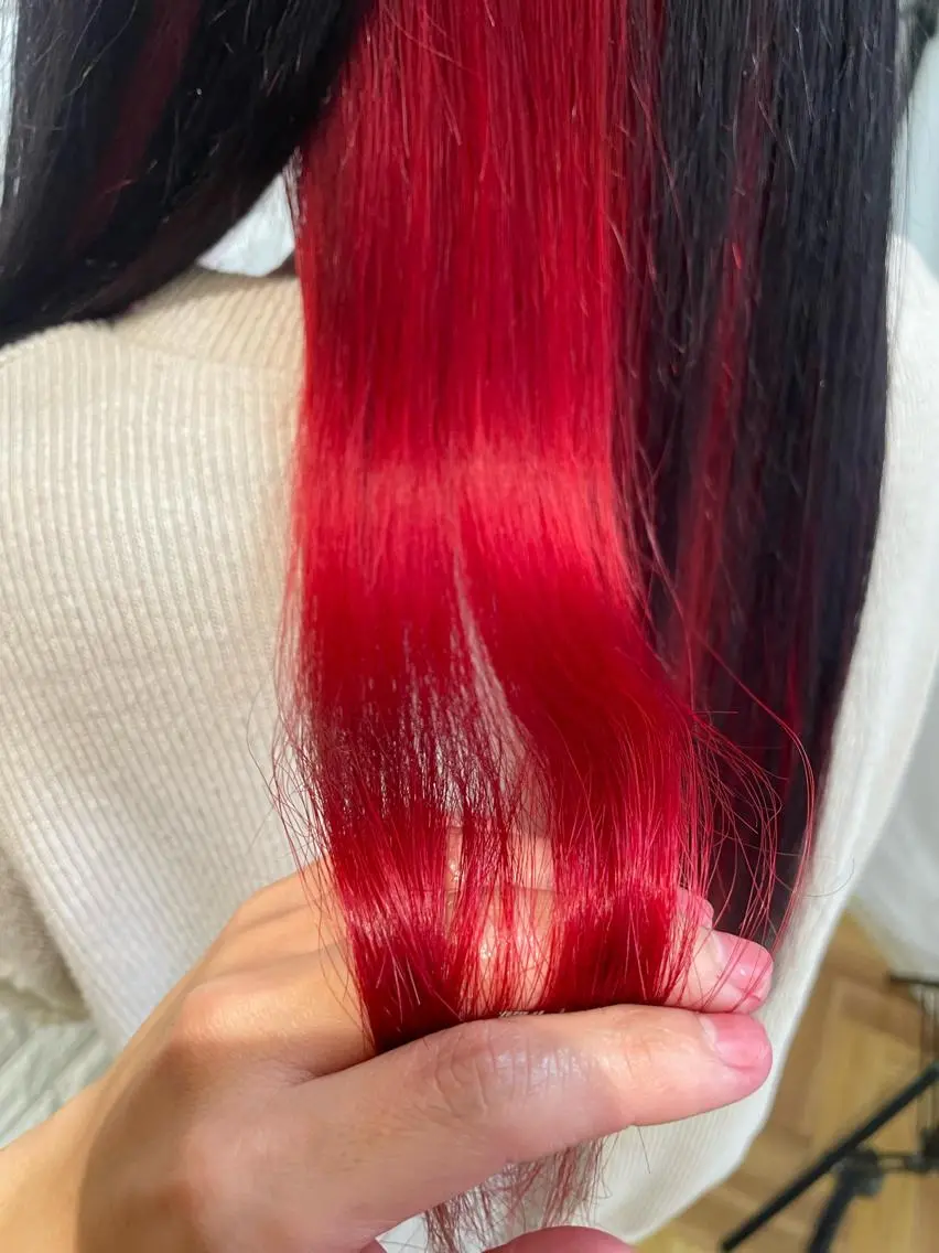 ロング トリートメント 酸熱トリートメント ヘアカラー 福森 みずきのヘアスタイル