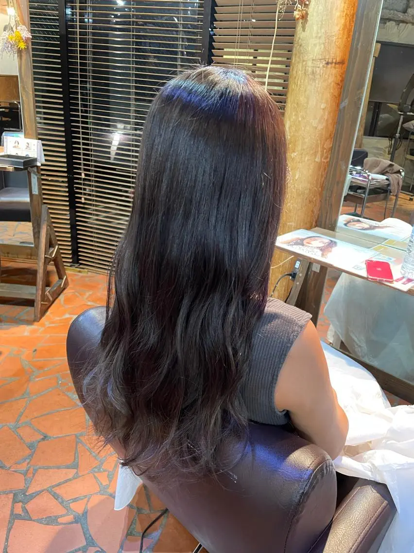 ロング カラー グレージュ メンズパーマ🌀/ 中村郁未のヘアスタイル