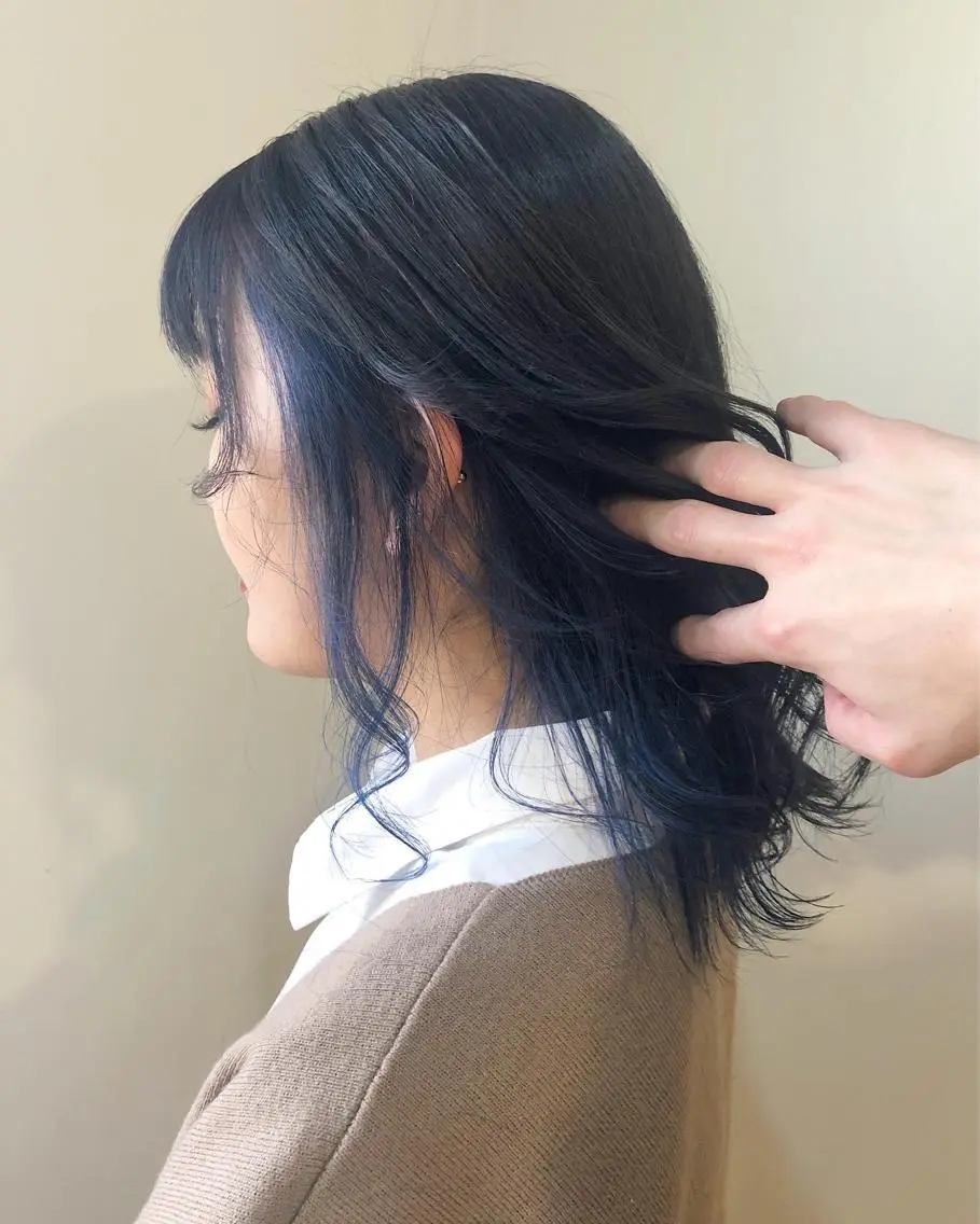セミロング カラー パーマ ヘアアレンジ メンズ キッズ ネイル マツエク・マツパ 🌿丁寧なカウンセリ ング/Naoki🌿のヘアスタイル