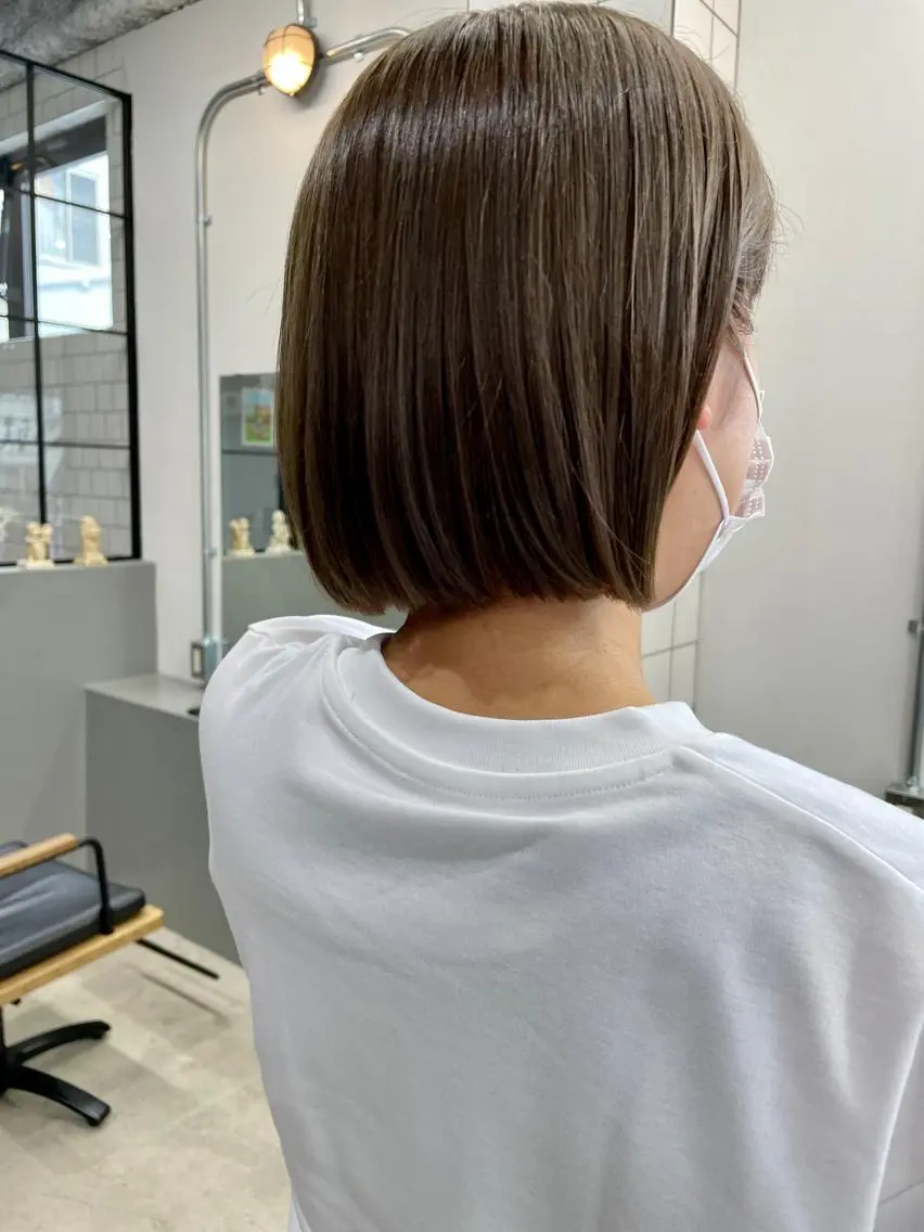 ミディアム ボブ メンズ専門サロン wokeのヘアスタイル