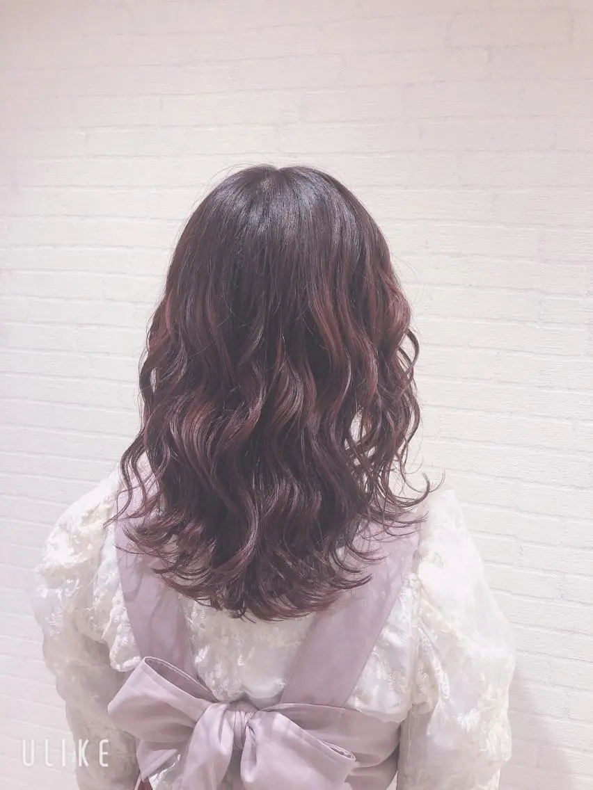セミロング カラー LiTA RIKUのヘアスタイル