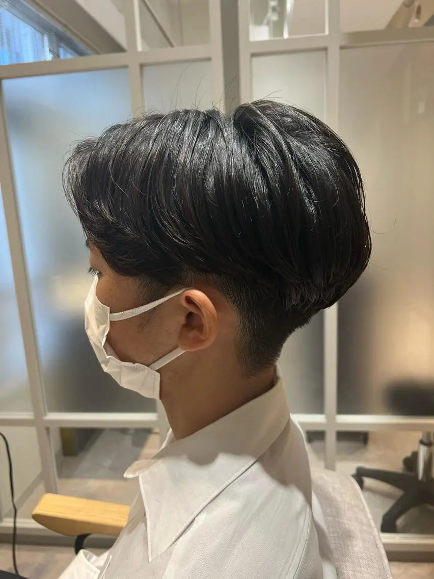 パーマ メンズ カット パーマ ⭕️メンズパーマ⭕️ 山口 裕太郎のヘアスタイル