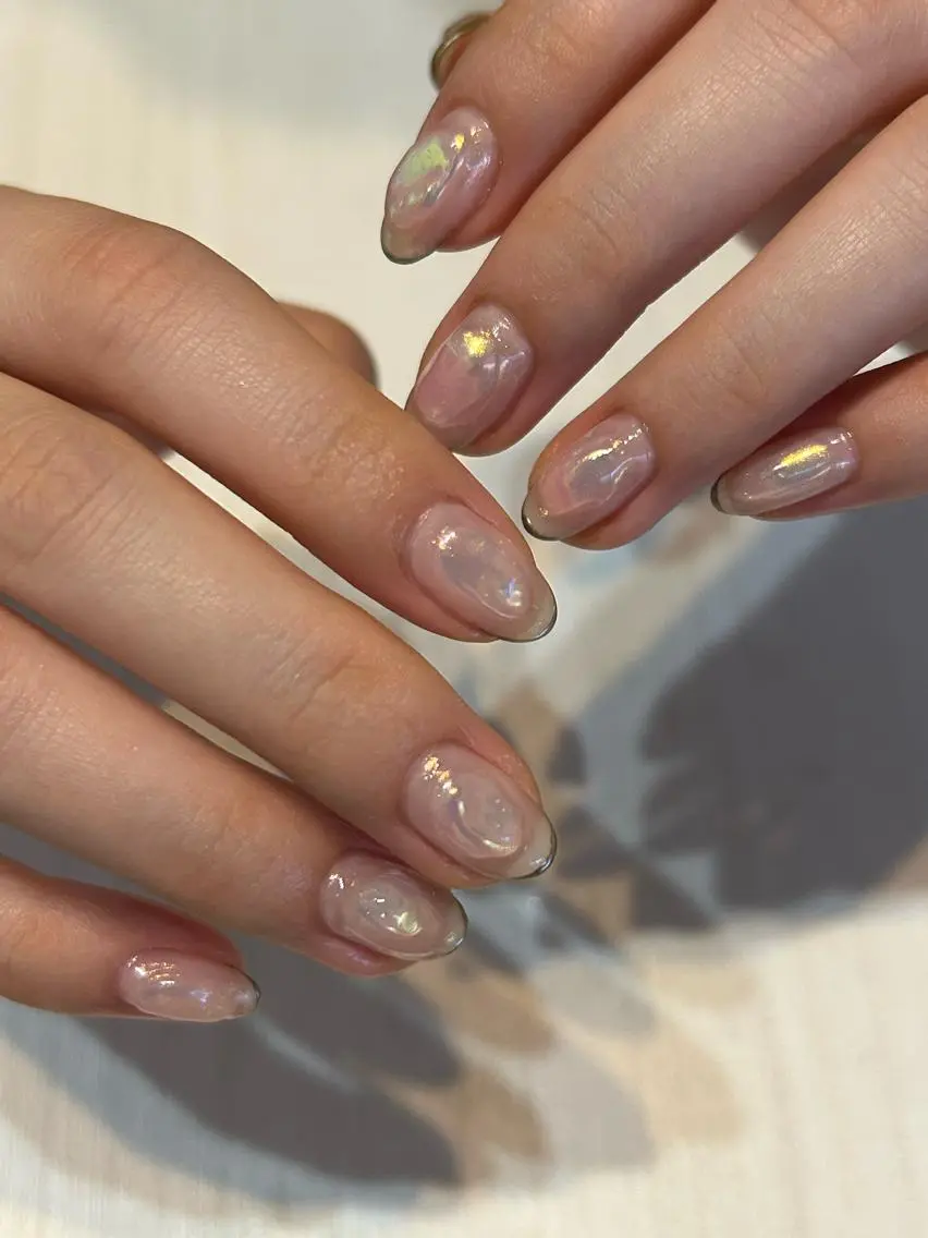 ネイル アートネイル オーロラネイル spell nailのネイルデザイン