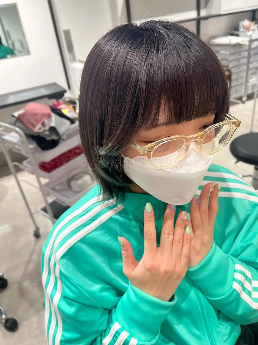 ショート カット ヘアカラー トリートメント 艶髪 mayuka💖のヘアスタイル