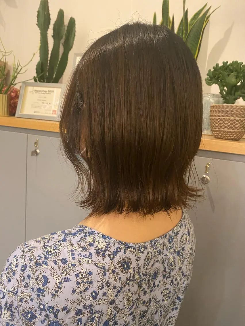 ミディアム 上田 あやか🌱髪質改善✨のヘアスタイル