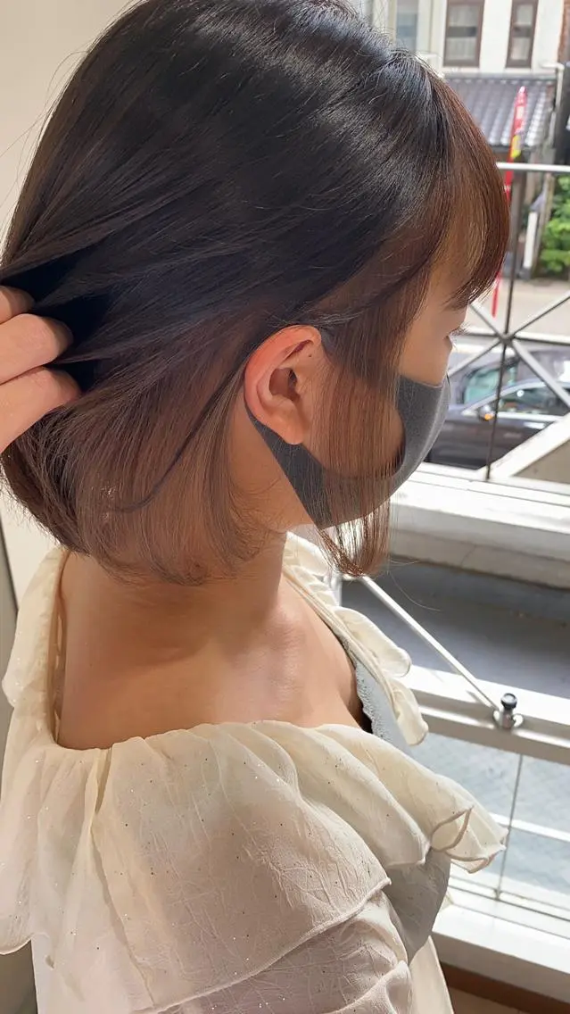 ショート ヘアカラー 片桐 大介のヘアスタイル