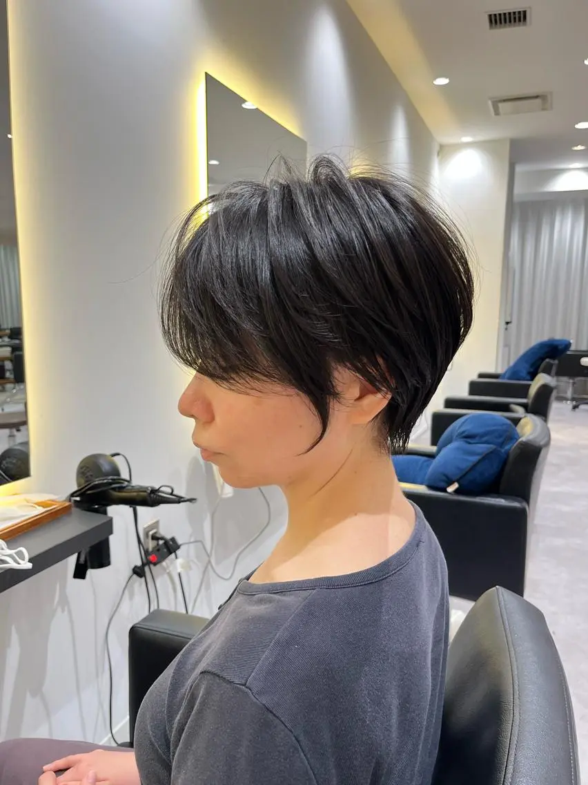 ショート カット 襟足でお悩みの方✂︎ くびれ職人ハシモトのヘアスタイル