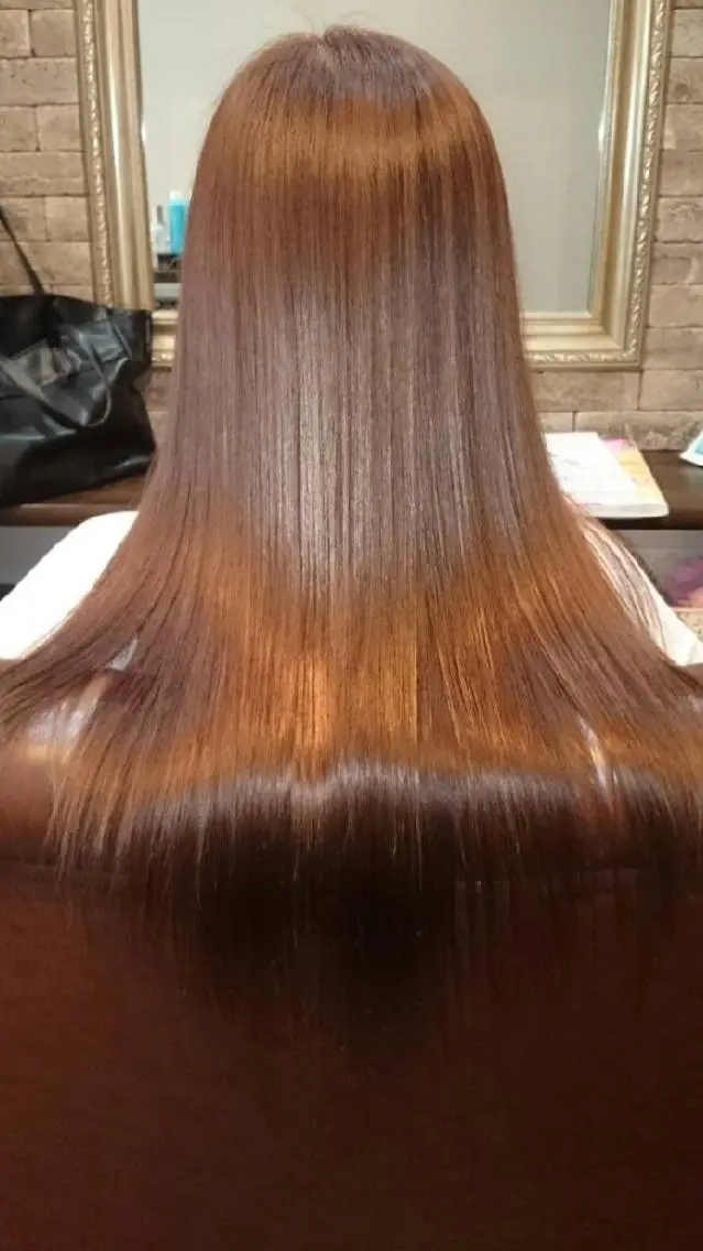 ロング カラー トリートメント 美髪 カラーリストのヘアスタイル