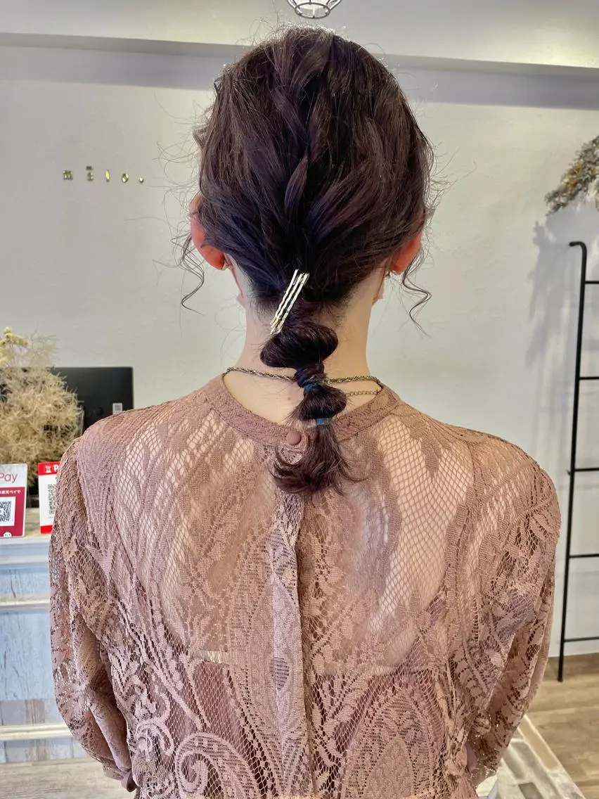 セミロング カラー ヘアアレンジ m ā l o.🌷 サカモトマイコのヘアスタイル