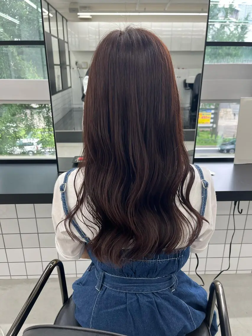 ロング カラー トリートメント 🫧‪Ameri🫧 Emma ecoleのヘアスタイル