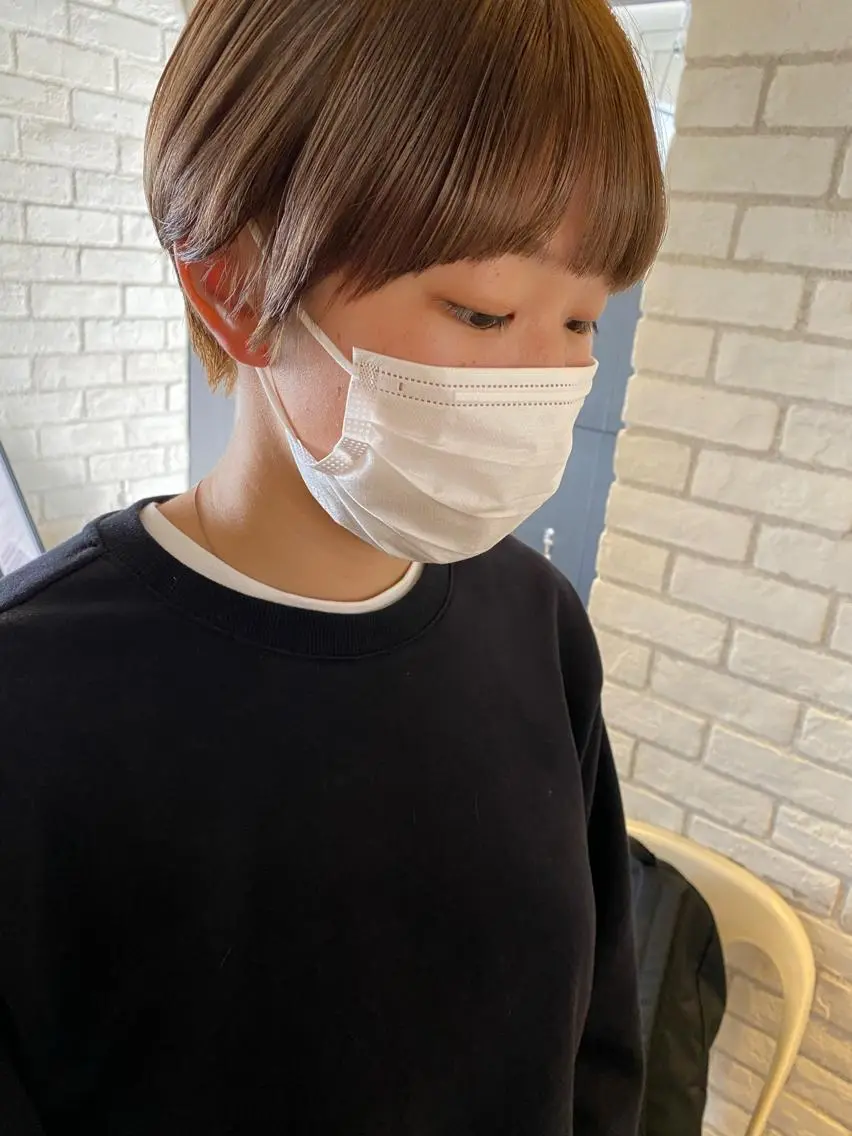 ショート カラー MORIO|再現性× 癖毛レイヤーパーマのヘアスタイル