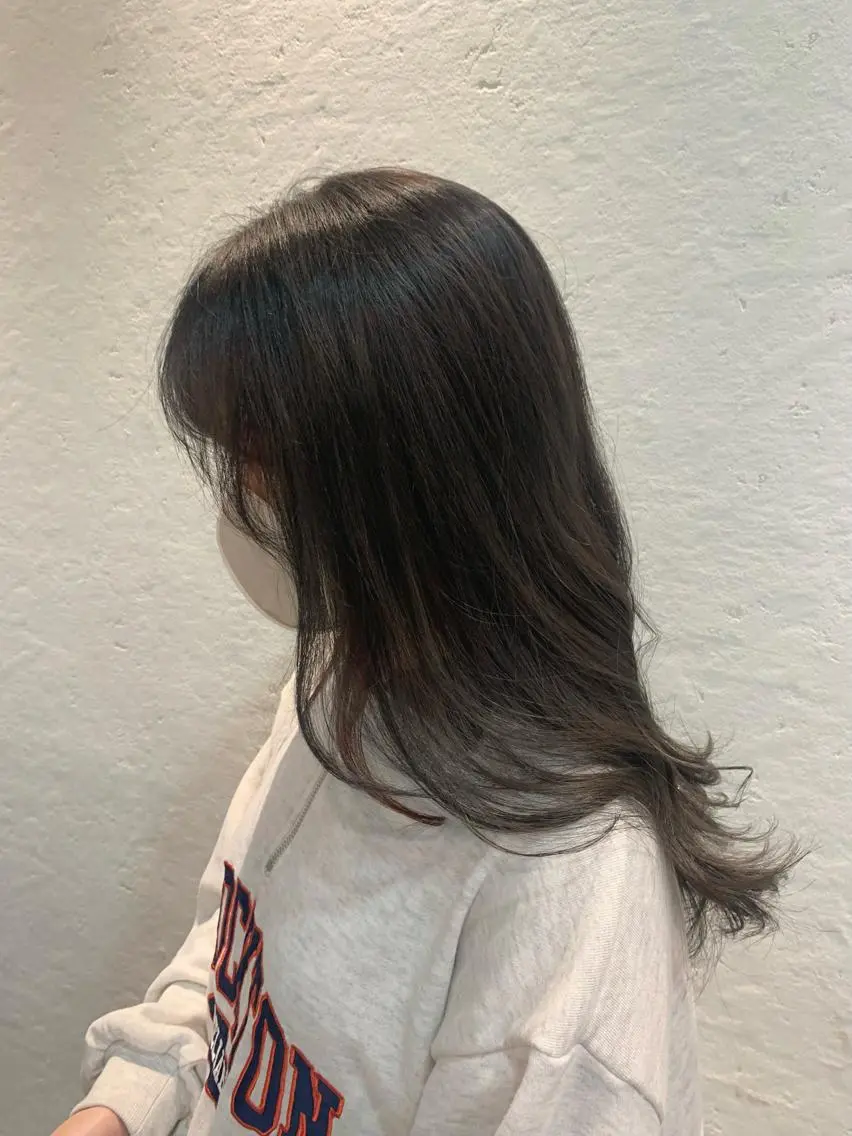 ロング カラー ヘアアレンジ ショートボブ ベージュカラー ブリーチ 透明感カラー デザインカラー 店長/骨格診断/美髪 髪質改善/松若 優のヘアスタイル