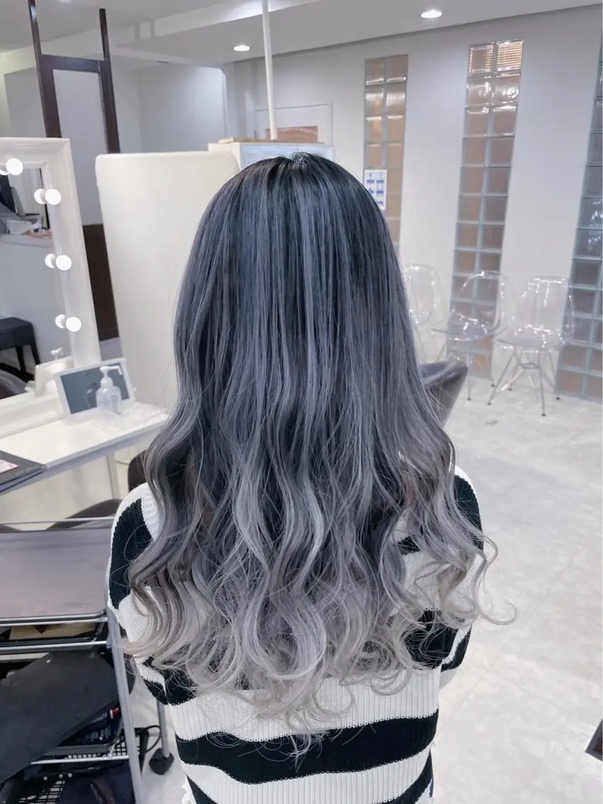 ロング カラー Bob&ハイトーン 専門家CHIHIROのヘアスタイル