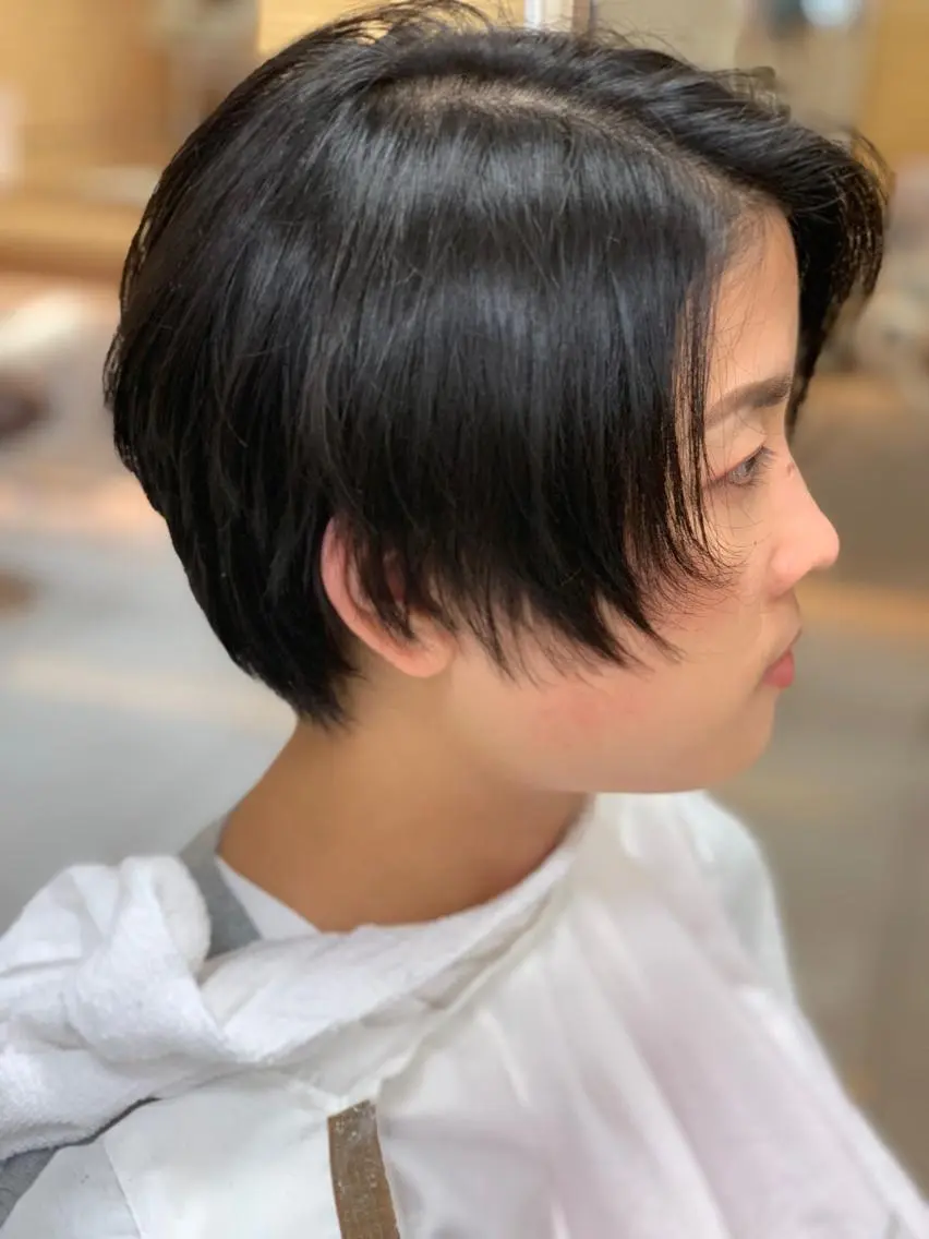 ショート ショートヘア トリートメント 髪質改善/縮毛矯正 /レイヤーカット岡部のヘアスタイル