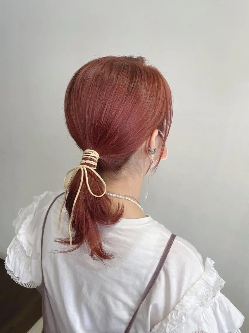 ミディアム ，comma rinka💖✨のヘアスタイル