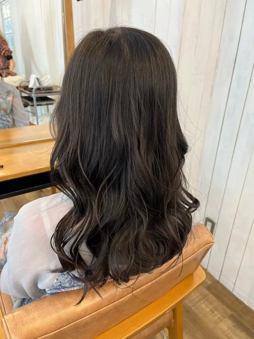 セミロング 髪質改善/艶カラー MISATOのヘアスタイル