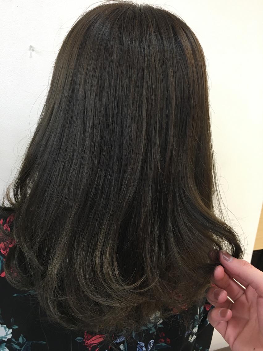 ロング アッシュ 植田 敬太のヘアスタイル