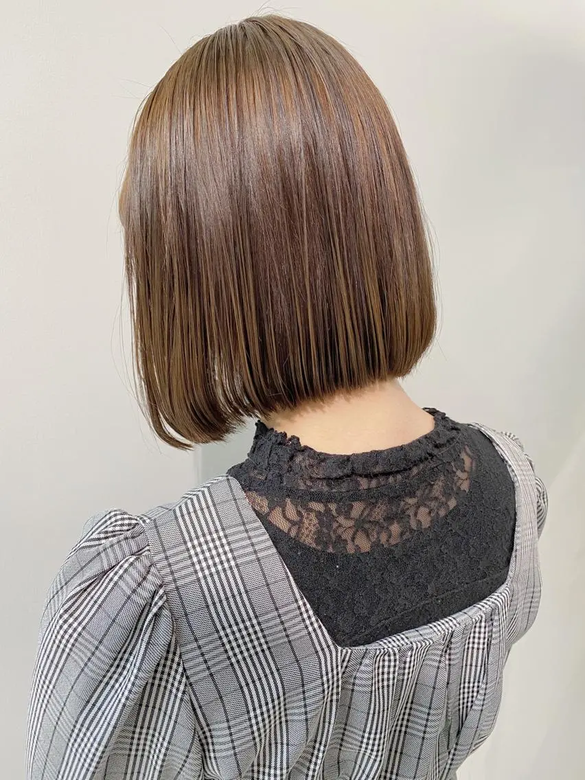 ショート カラー レイヤーボブ/ボブ 仲川和人のヘアスタイル