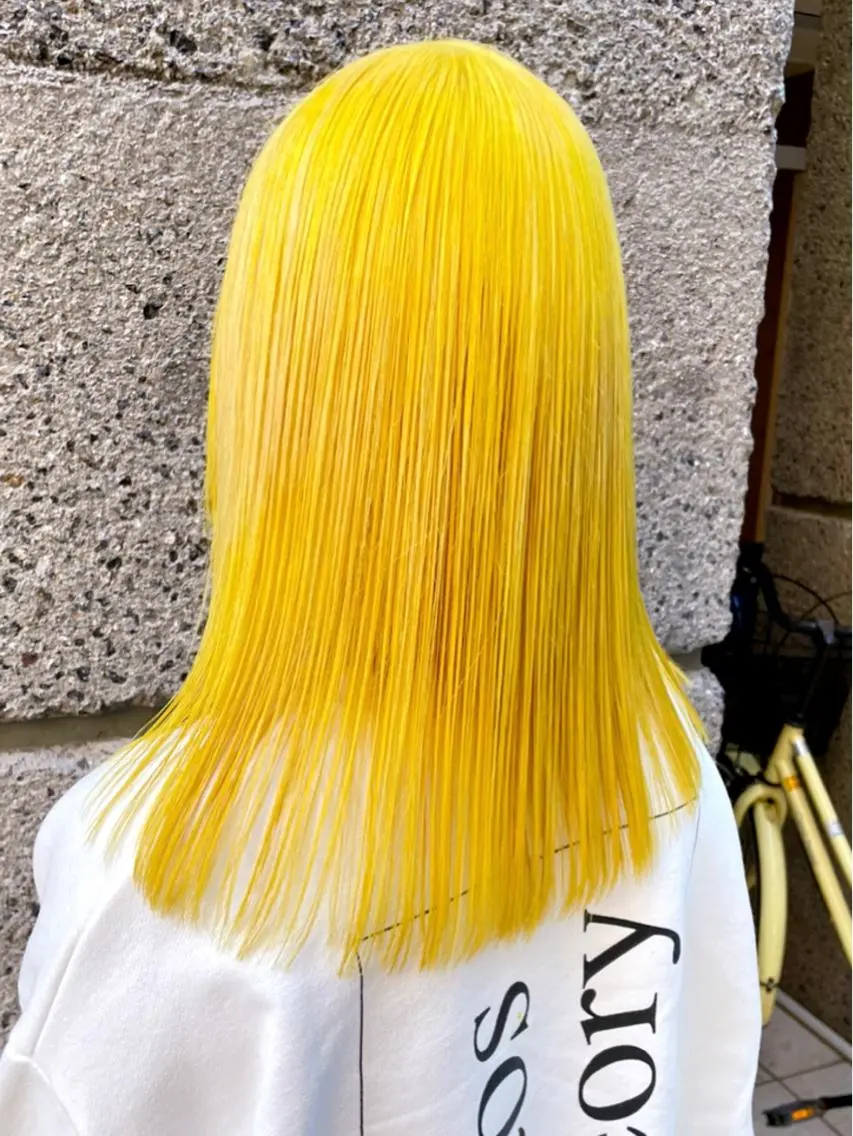 ミディアム カラー ヘアカラー トリートメント 仲山 和希のヘアスタイル