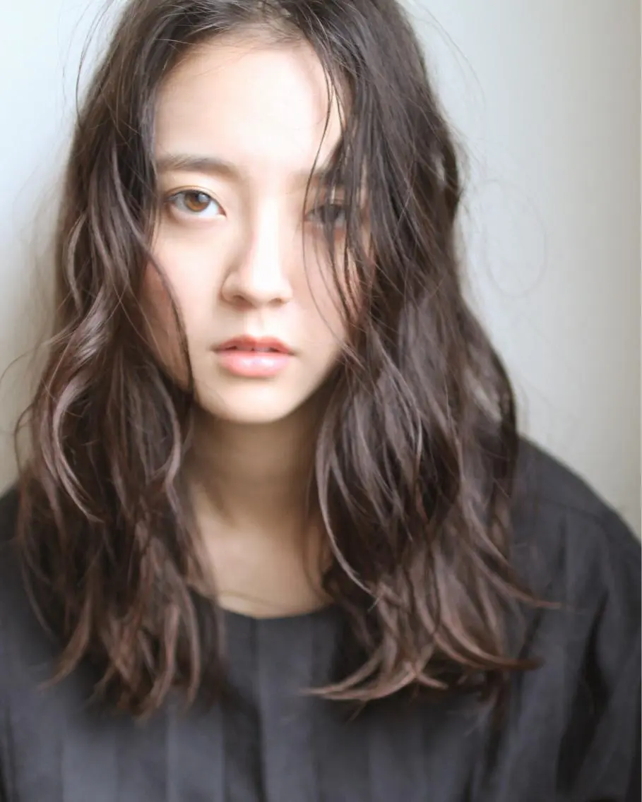 ロング パーマ カット パーマ トリートメント 坂本 裕介のヘアスタイル