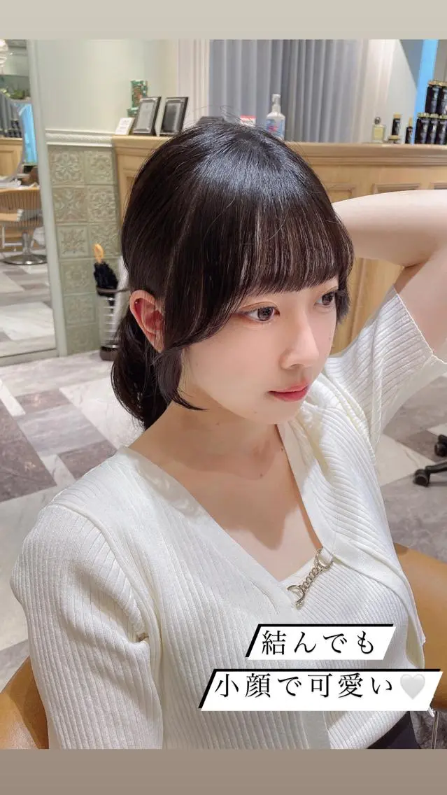 ミディアム カラー ベージュカラー 黒髪 ブリーチ ブルーカラー ブルーブラック カット ヘアカラー トリートメント 木屋元一/縮毛矯正 /前髪/レイヤーのヘアスタイル