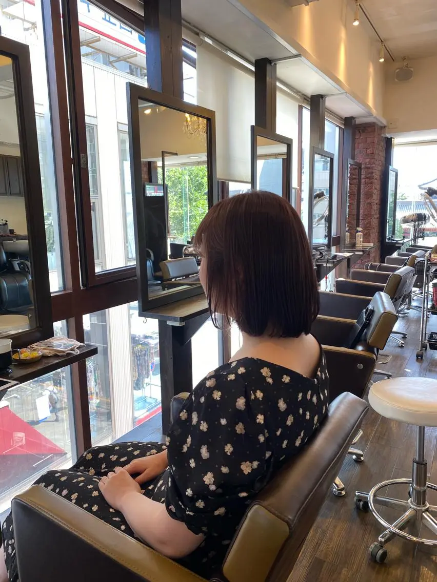 ショート ボブ カット ヘアカラー トリートメント ヘアセット 【代表】 🌟MASA🌟美髪のヘアスタイル