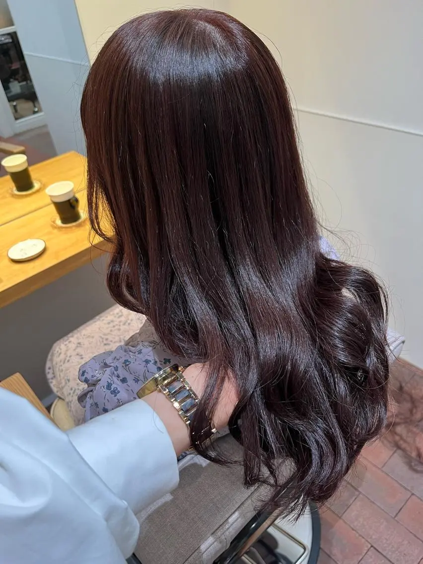 ミディアム マンツーマン 縮毛矯正/マユコのヘアスタイル