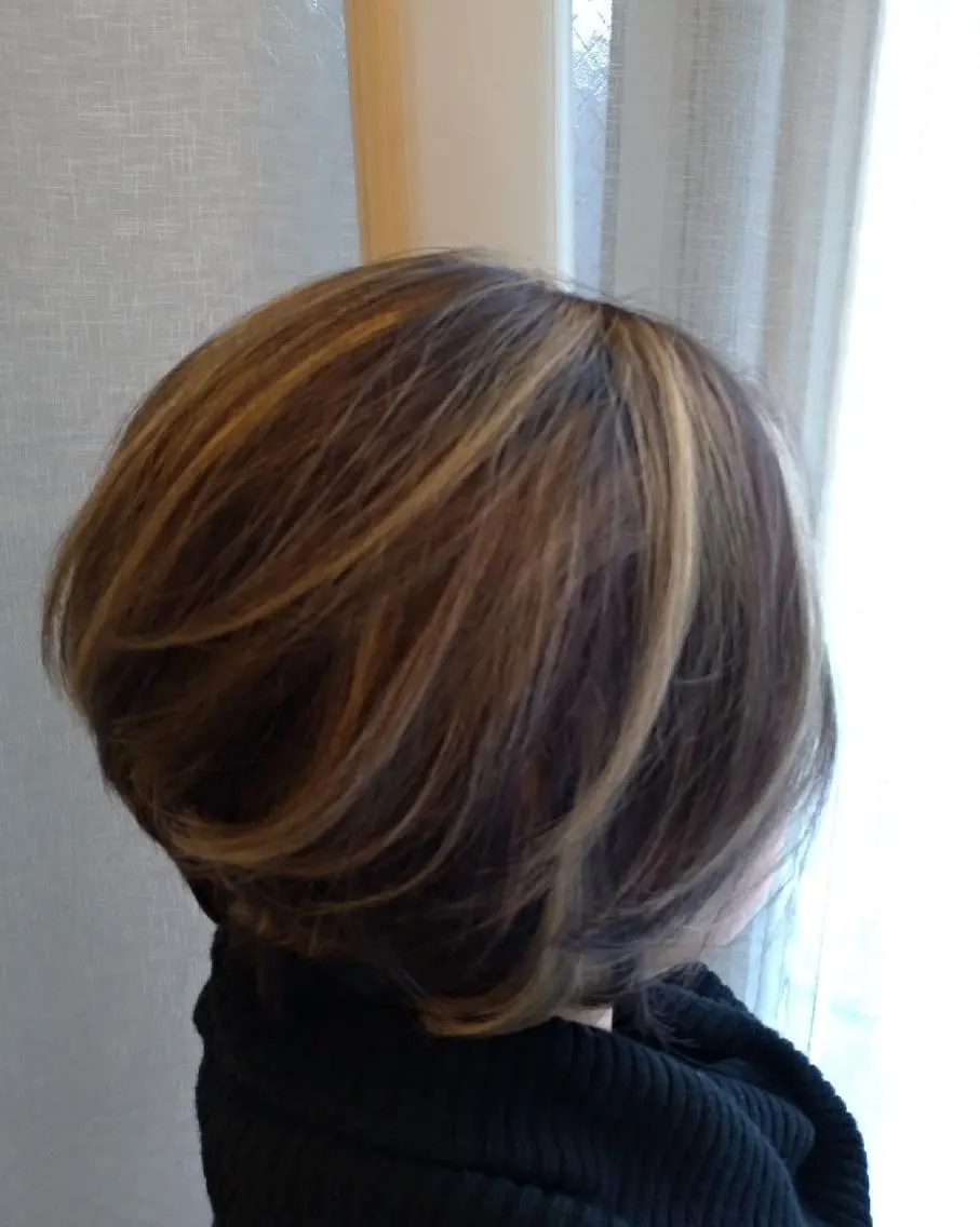 ショート ハイライト cecilhair 博多 手島のヘアスタイル