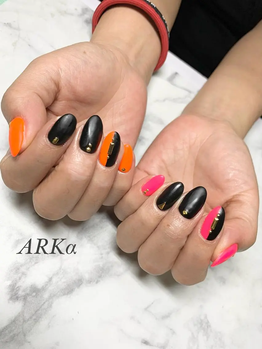 セミロング ネイル ハンドネイル Nailsalon ARKαのネイルデザイン