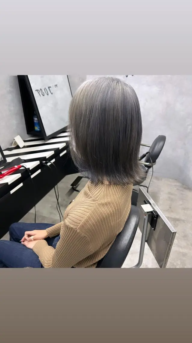 ミディアム 縮毛矯正・髪質改善 特化 出納 直起のヘアスタイル