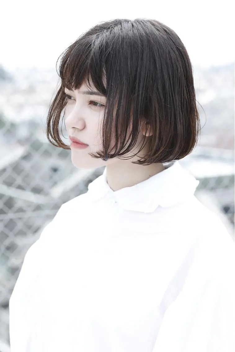 ミディアム パーマ 🌙FLYCKA ☀️縮毛矯正のヘアスタイル