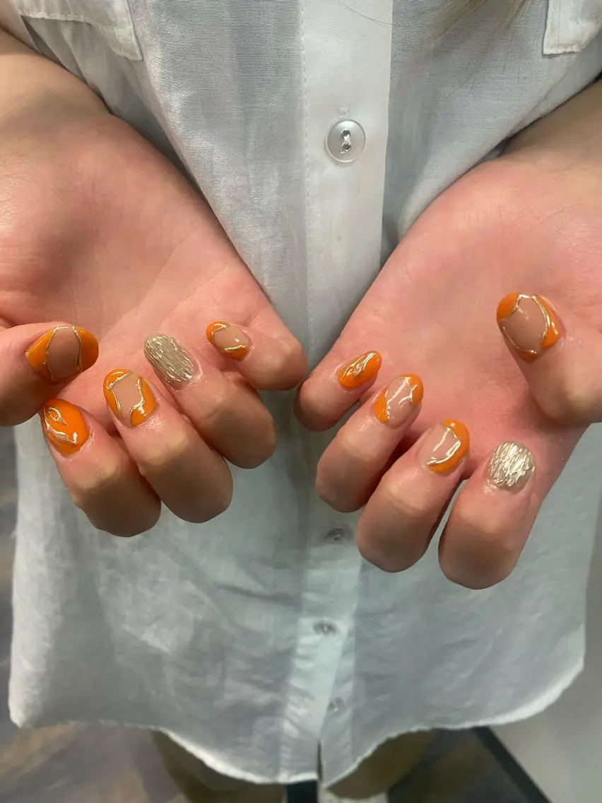 ネイル ニュアンスネイル rui nail 🫧天神のネイルデザイン