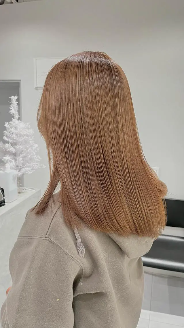 セミロング 髪質改善/レイヤー 兼折楓馬のヘアスタイル