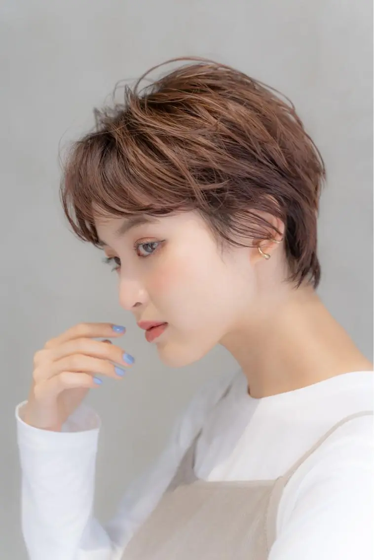 ショート カラー 店長 茂野聖史のヘアスタイル